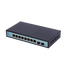 Switch PoE - 8 porte PoE Gigabit + 2 SFP Gigabit - 30 W per porta / Massimo 96W - 1 Porta Hi-PoE fino a 46W - VLAN/Port Isolation/STP/RSTP/MSTP/ACL/QoS - LACP/DHCP Snooping/IGMP Snooping/Port Mirroring