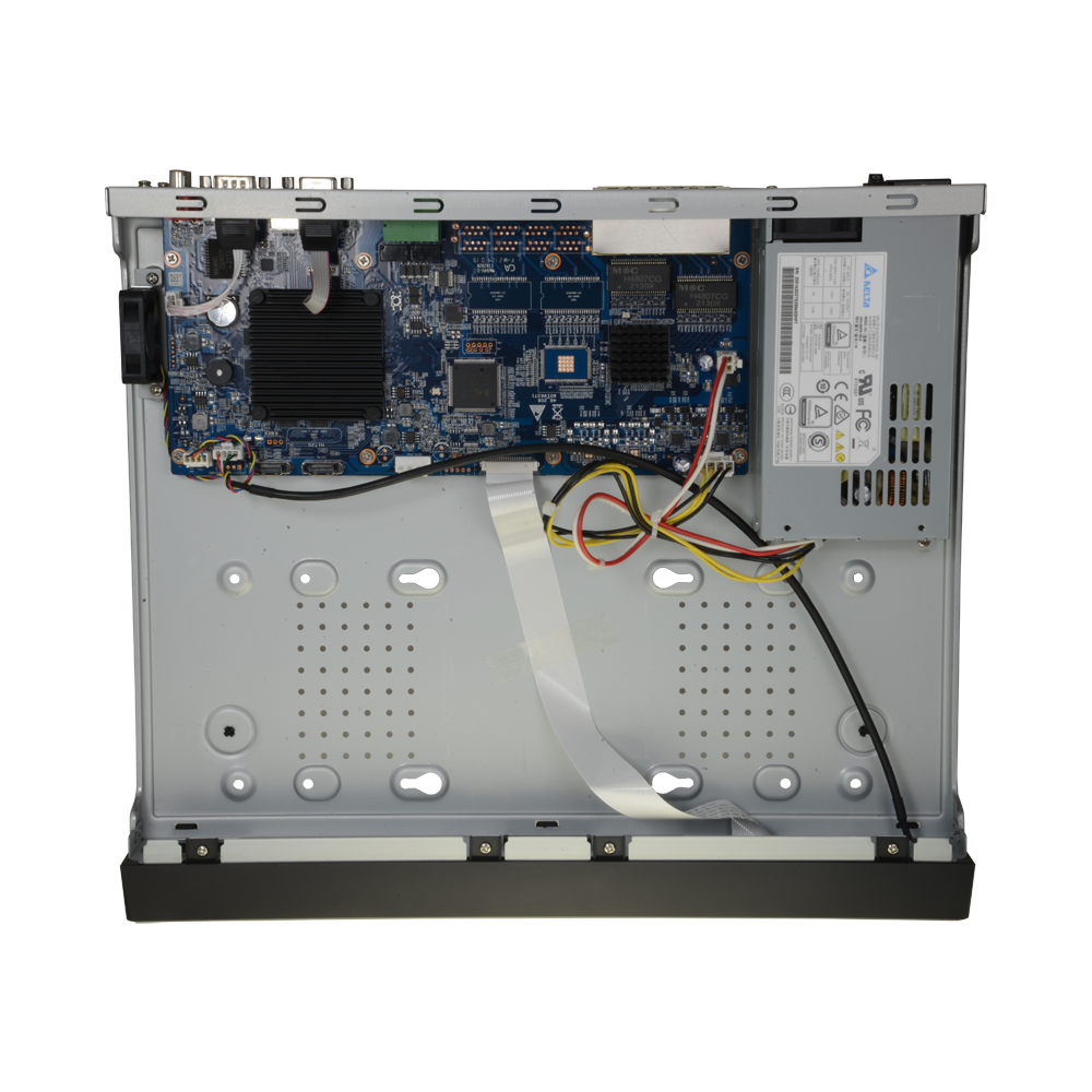 Videograbador NVR X-Security para cámaras IP - Resolución máxima de grabación 12 Megapíxeles (4K) - Compresión H.265+/H.265/H.264+/H.264/MJPEG - 8 CH IP y 8 puertos ePoE - Ancho de banda 320 Mbps - Permite 2 discos duros