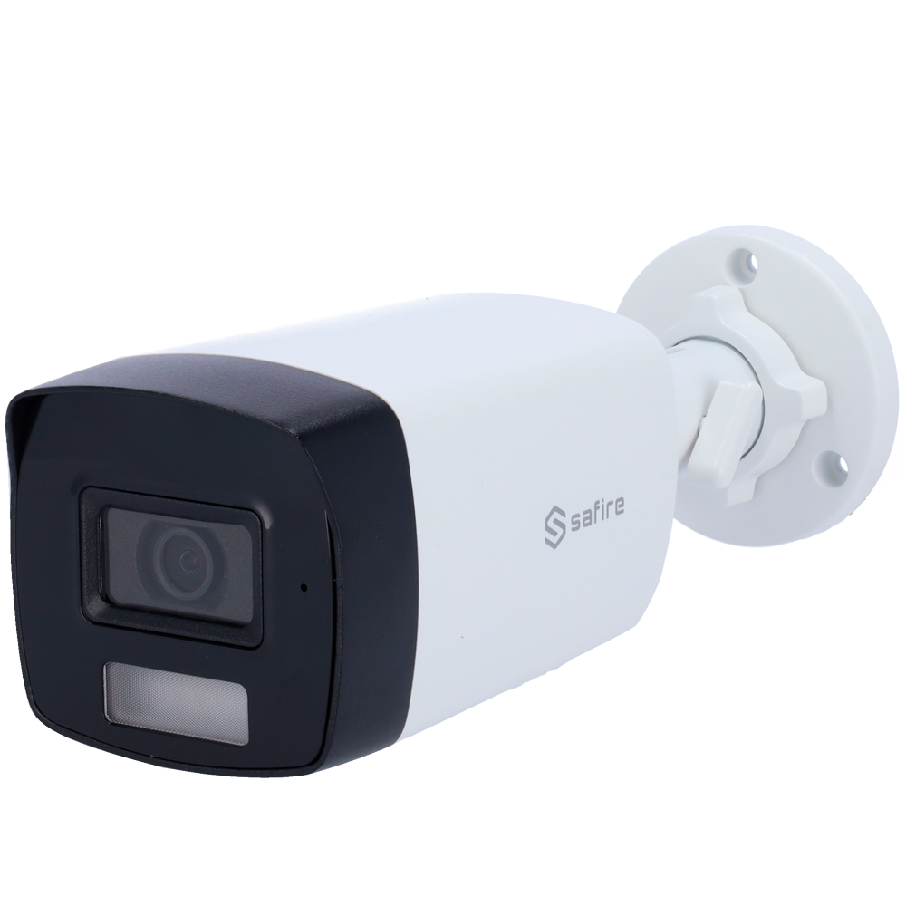 Safire ECO Range Bullet Camera - 4 in 1 output - 3K resolution (2960x1665) - 2.8 mm lens | IWaterproof IP67 - Double light: IR and white light range 40 m