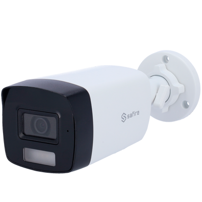 Safire ECO Range Bullet Camera - 4 in 1 output - 3K resolution (2960x1665) - 2.8 mm lens | IWaterproof IP67 - Double light: IR and white light range 40 m