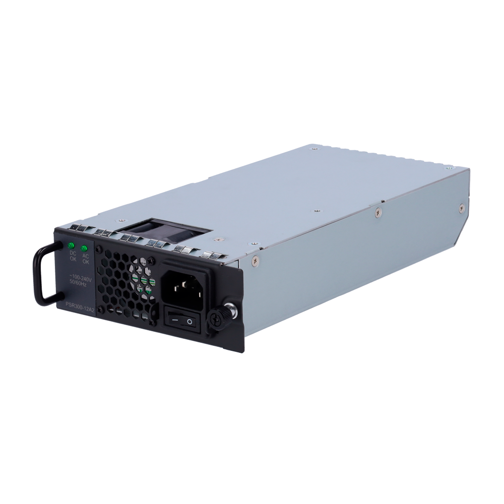 Fuente de alimentación Uniview - Salida DC 12 V 25 A / 312 W - Voltaje de entrada 90 ~ 264VAC - 234,9 × 40,13 × 101,6 mm - Compatible con las series UNICORN y UV-NVR516