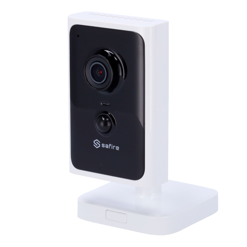 Cámara IP Wifi de 4 Megapíxeles con PIR - CMOS de Scan Progresivo 1/3" - Compresión H.265+ - Detector PIR Real - 1 LED IR Alcance 10 m / Audio - WEB, Software CMS, Smartphone y NVR