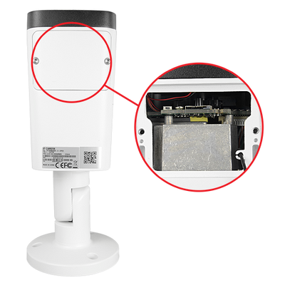 IP camera 4Mpx PRO - 1/3” Progressive CMOS - Compression H.265+ / H.265 / H.264+ / H.264 - Varifocal motorized lens 2.7~13.5 mm | WDR - Audio and Alarms | IR LEDs range 60 m - Waterproof IP67