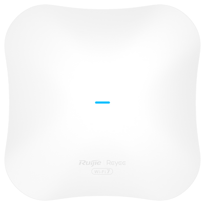 Reyee - AP Omnidireccional Wi-Fi 7 Doble radio - Frecuencias 2.4, 5 - Soporta 802.11a/b/g/n/ac/ax/be - Velocidad transmisión hasta 5040 Mbps - Antenas MIMO  2x2 en 2.4 GHz, 3x3 en 5 GHz