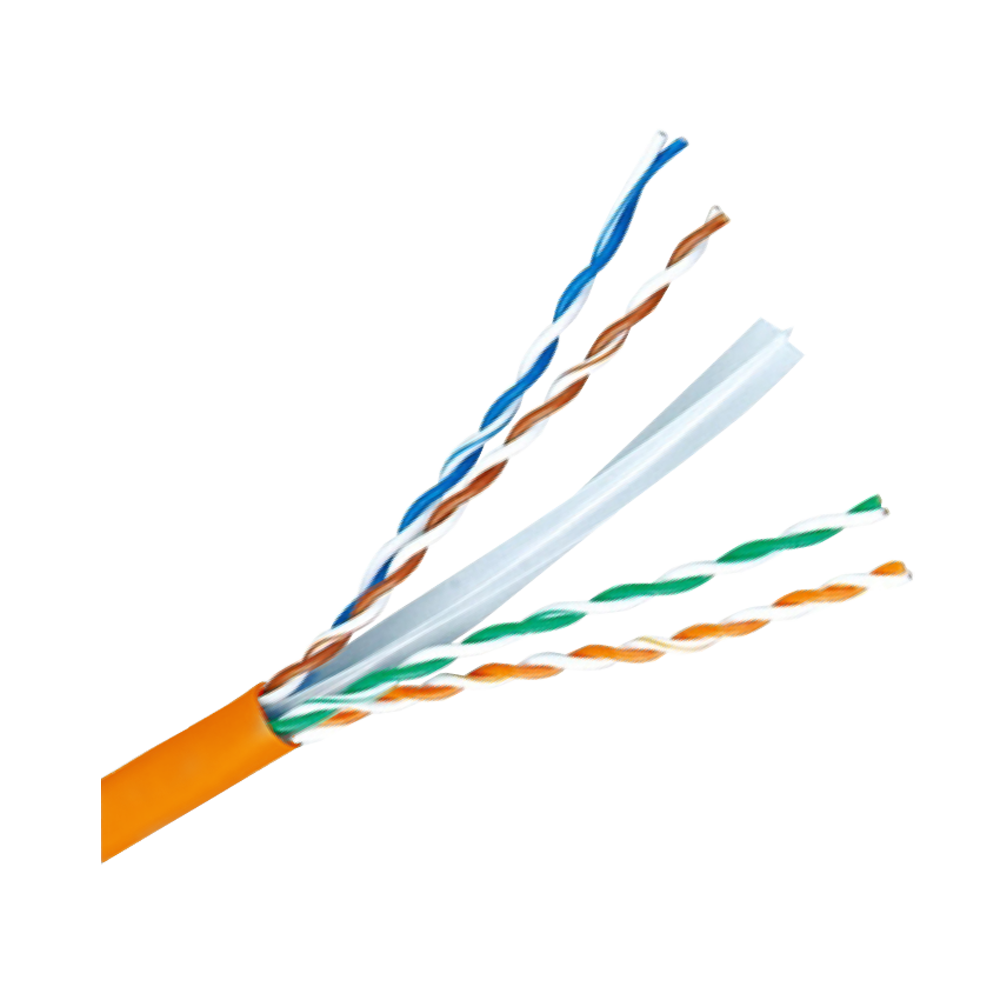 Cable UTP Cat 6 libre de halógenos - Conductor 99,9% cobre - Clase CPR: Dca - Cumple con 90m Test Fluke - Rollo de 305 metros/Color negro