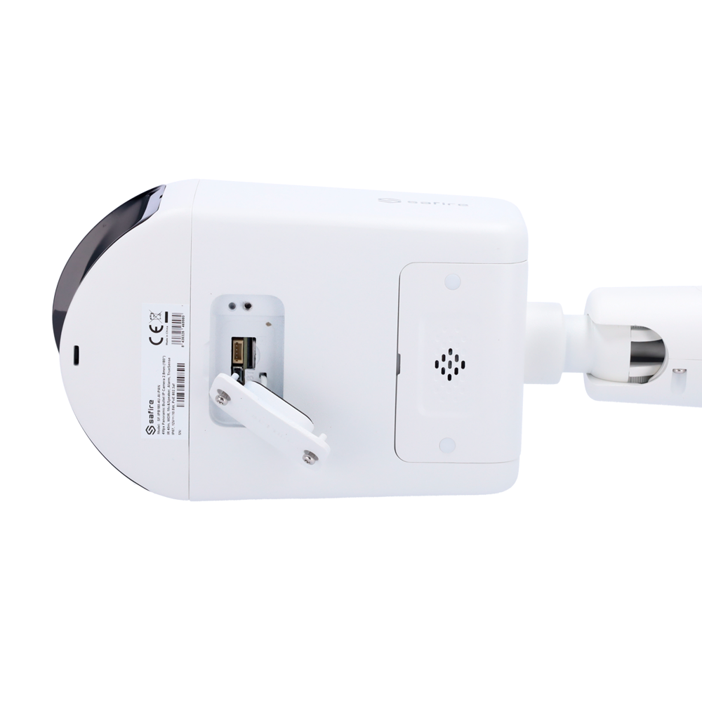 Telecamera Panoramica Bullet 4 Megapixel - 2x 1/2.5" Progressive Scan CMOS - Ottica 2.8mm, Visione panoramica 180º - IR Distanza 40m - Truesense2: Miglioramento del filtro per i falsi allarmi - Protezione IP67, PoE 802.3af