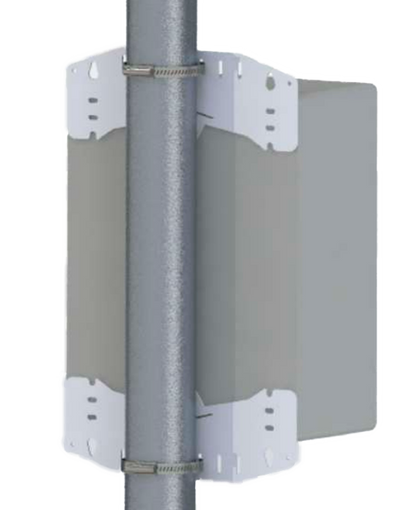 Pole and wall mounting - Diameter range 90-100 Ø - 2 pieces - Compatible with BOX-403017-IP65 and BOX-403022-IP65