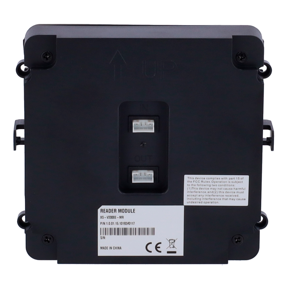 Módulo de extensión - Compatible con VTO2000A-C - Lector de tarjetas MF de 13,56 MHz - Diseño ergonómico - Acero inoxidable antivandálico - Montaje modular