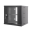 Wall mounted rack cabinet - Up to 6U 10" rack - Up to 15 Kg load - With cable ducts - Tray included - Depth 300 mm