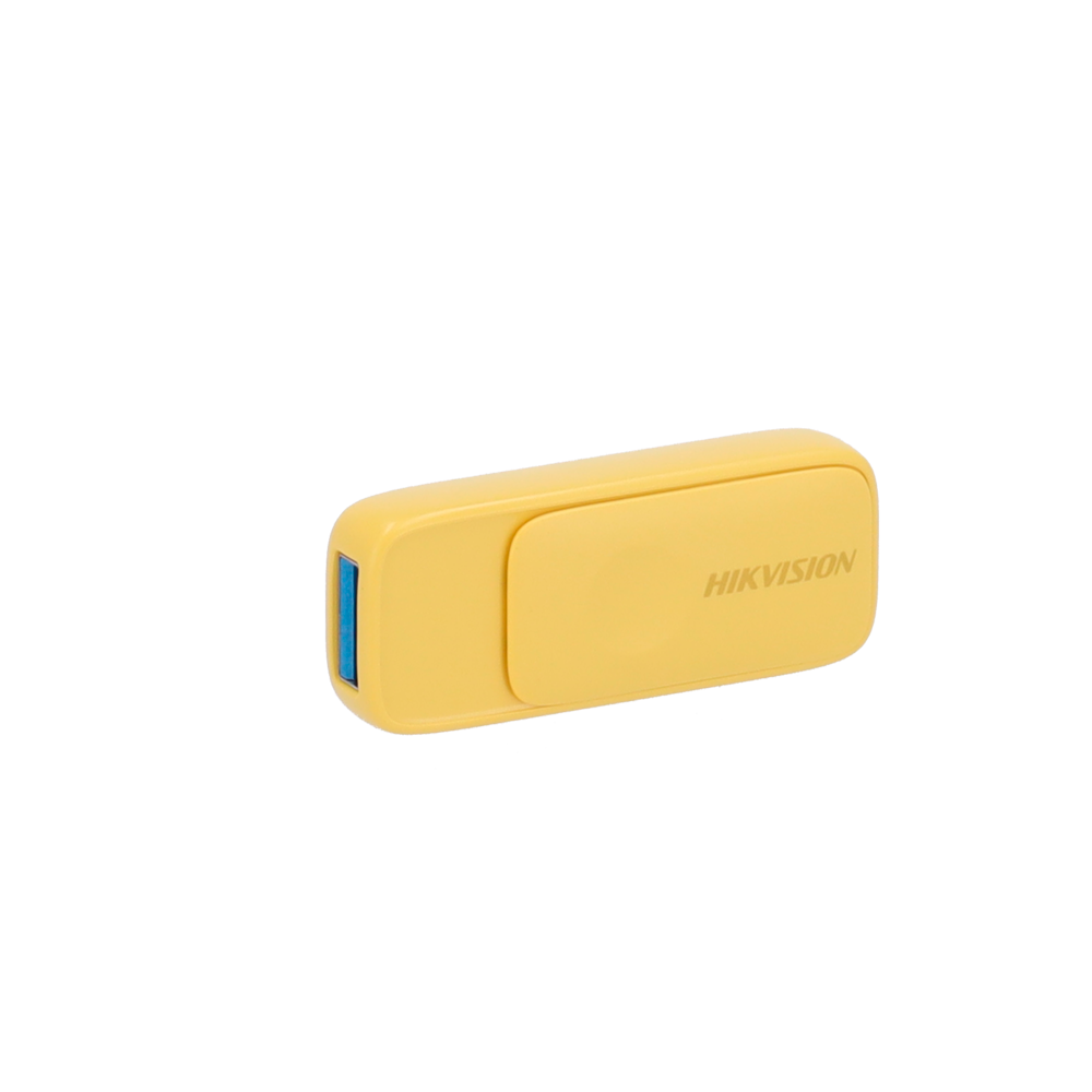 Pendrive USB Hikvision - Capacità 128 GB - Interfaccia USB 3.2 - Velocità massima di lettura/scrittura 120/45 MB/s - Design compatto, color giallo