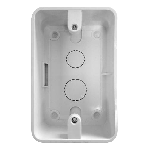 Connection box - Surface mounting - Compatible with ZK-FR1500A-WP-EM(-MF) readers - - - Made in ABS - White color - easy installation