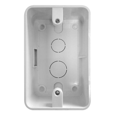 Connection box - Surface mounting - Compatible with ZK-FR1500A-WP-EM(-MF) readers - - - Made in ABS - White color - easy installation