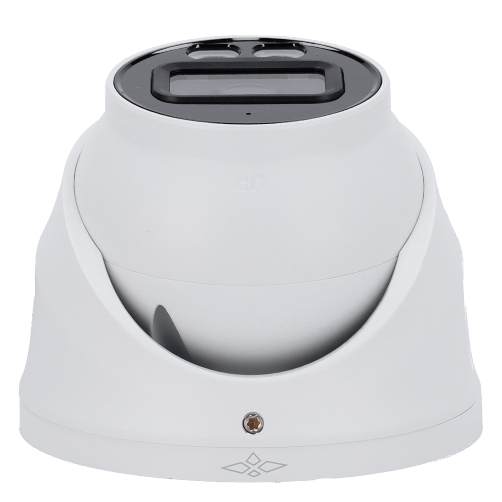 Telecamera Turret HDCVI X-Security - CMOS 4K - Ottica 3.6 mm - WDR(120dB) - Doppia illuminazione: IR + Bianco portata 40 m | Microfono - Waterproof IP67