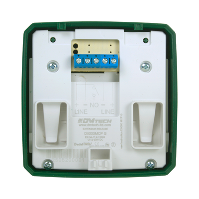 Pulsante di reset - Specifico per pannello antincendio - Estinzione manuale - Indicatore LED - Installazione in superficie - Riattivato manualmente o con chiave