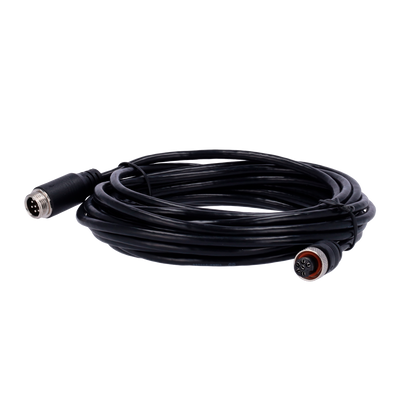 Streamax - IP PON Camera Cable - M12 Aviation Type Connector - 6 Pin - 11m Length - Male - Female