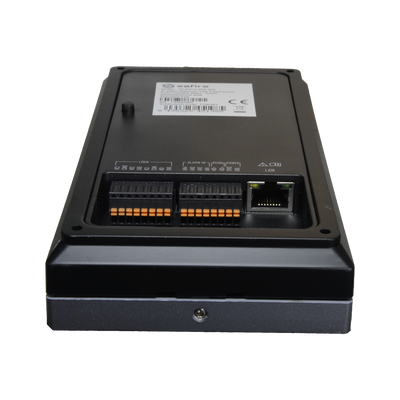 WiFi IP video intercom for 4 apartments - 2 Mp camera | Two-way audio - Opening with MF card 2 relays - Mobile app with or without monitor - Vandal-proof stainless steel - Standard PoE | Surface mount