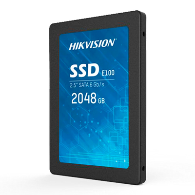 Hard disk Hikvision SSD 2.5" - Capacità 2 TB - Interfaccia SATA III - Velocità di scrittura fino a 430 MB/s - Lunga durata - Ideale per la videosorveglianza