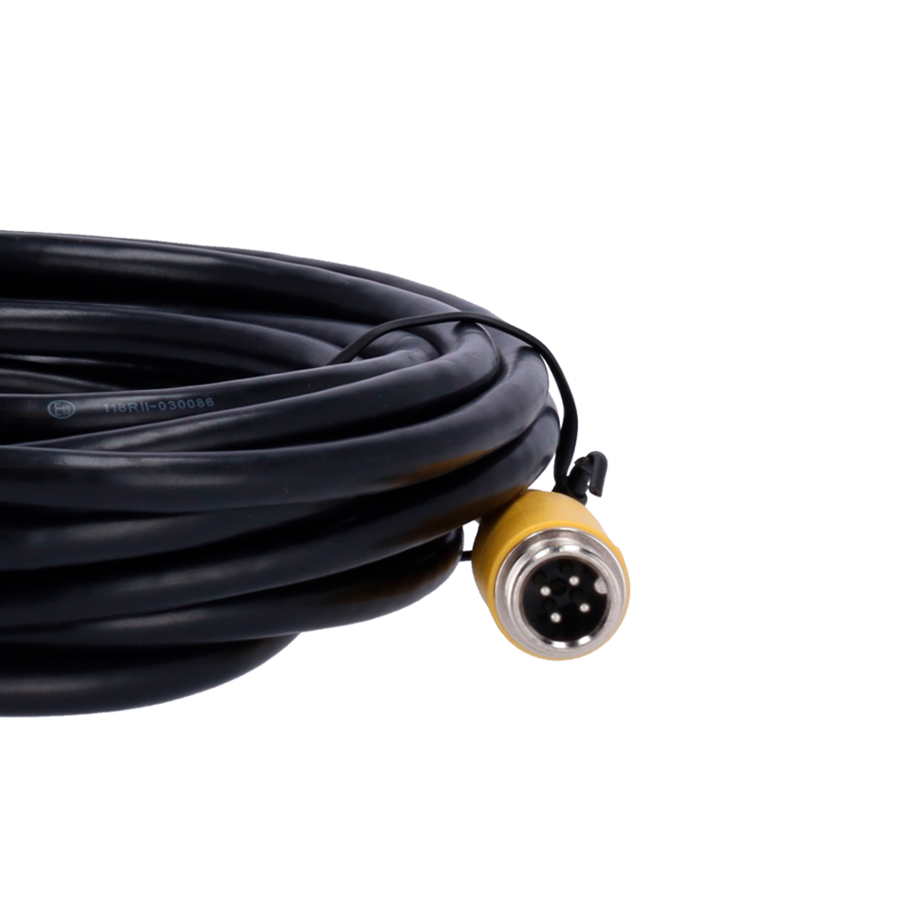 Streamax - Cavo per telecamere AHD - Connettore M12 tipo aviazione - 4 Pin - Lunghezza 5m - Femmina - Femmina