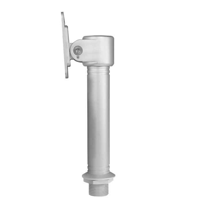 Supporto del tornello per controllo accessi - Piastra universale con fori di adattamento - Composto da due elementi - Compatibile con i dispositivi Safire - Misure: 214.5mm (Al) x 45mm (An) x 27mm (Fo) - Fabbricato in alluminio