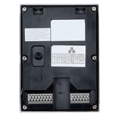 Video Intercom Kit - 2-wire and PoE technology - Includes cover plate, monitor, 2-wire hub and support - Cellular app with P2P - Surface mounting