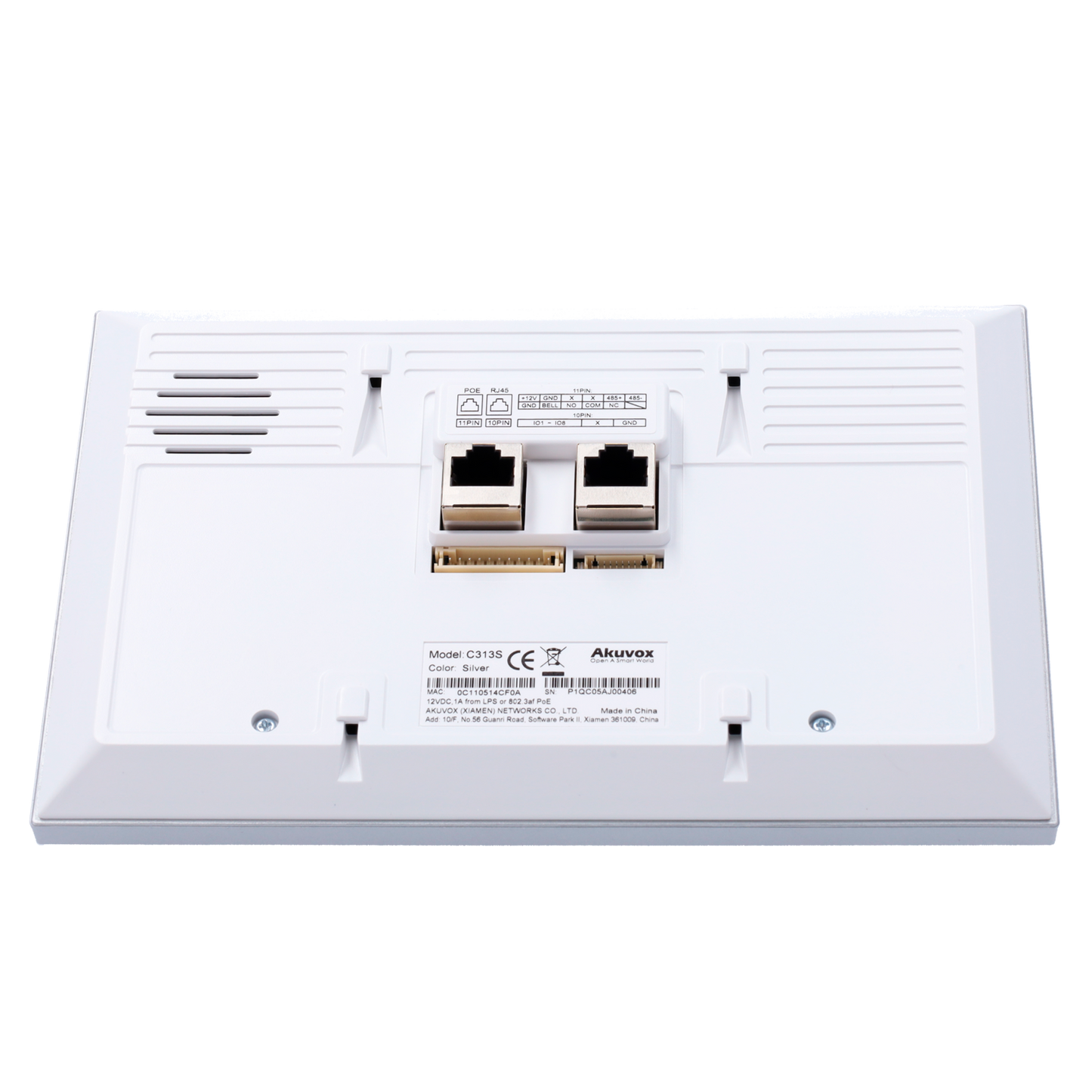 Linux Monitor for Video Intercom - 7" TFT Screen - Crystal Clear Two-Way Audio - TCP/IP, PoE, SIP Standard - Maintenance via Cloud - Monitor and outdoor station connection via Cloud