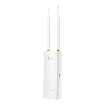 TP-Link - Wi-Fi 4 Omnidirectional AP - Supports 802.11b/g/n - IPX5, suitable for outdoor use - Transmission speed 300 Mbps - 2 omnindirectional 5dB antennas