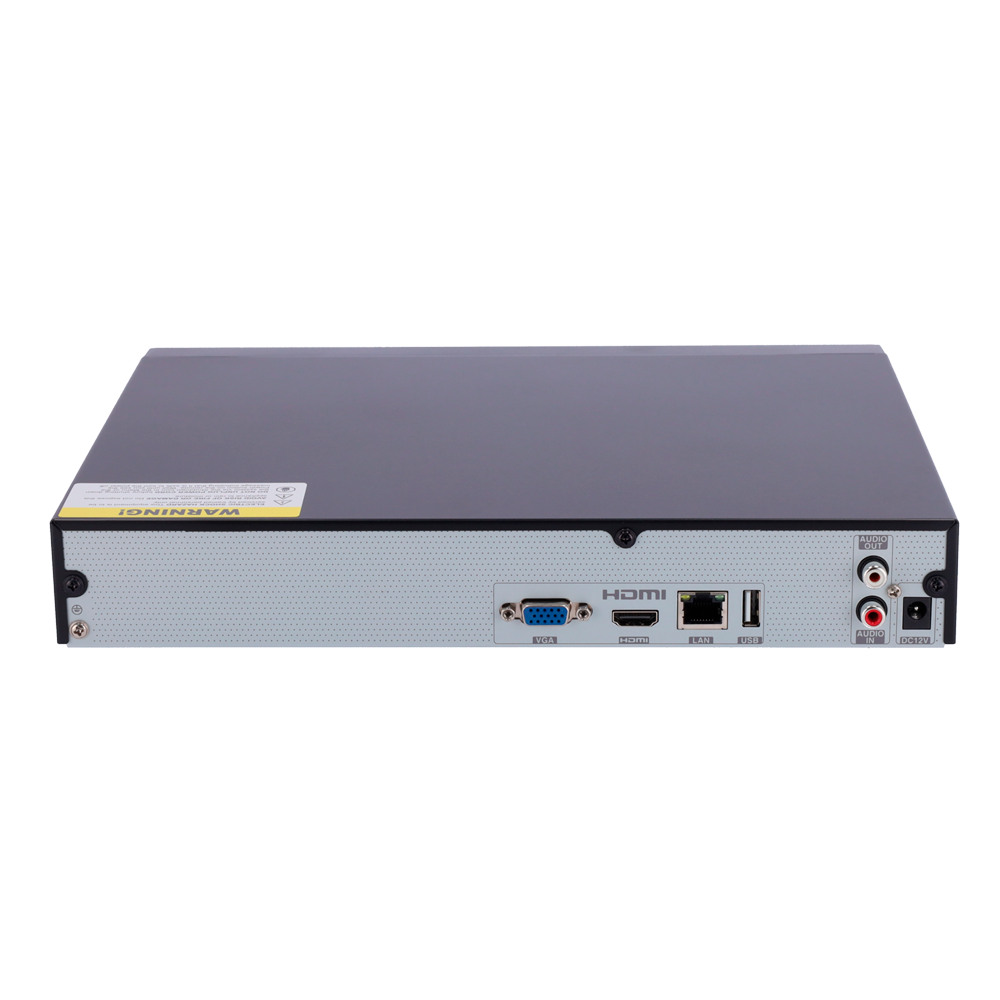 Safire Smart - NVR video recorder for B1 range IP cameras - 4 CH video / H.265 compression - Resolution up to 8Mpx / Bandwidth 40Mbps - 4K HDMI and VGA output / 1HDD - Supports VCA events from IP cameras / POS function