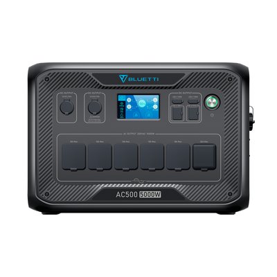 Inverter - Large capacity 3072Wh - Output power 5000W max - Multiple outputs/Multiple charging modules - 3500 Life cycles | Touch Screen - Works with a minimum of (1xBL-B300S)