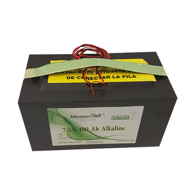 Zinc-aire battery - Voltage 7.5 V - Capacity 3000 Wh - 120 x 125 x 221.6 mm / 5650 g - For backup or direct use