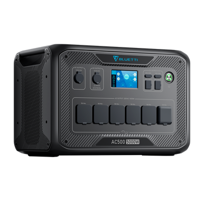 Inverter - Large capacity 3072Wh - Output power 5000W max - Multiple outputs/Multiple charging modules - 3500 Life cycles | Touch Screen - Works with a minimum of (1xBL-B300S)