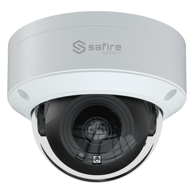 Safire Smart - Telecamera Dome IP gamma B1 economica - Risoluzione 4 Megapixel (2566x1440) - Ottica 2.8 mm | IR 30m - Regole VCA - Waterproof IP67 &amp; IK10 | PoE (IEEE802.3af)