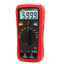 Multímetro digital portátil - Medición de tensión CC y CA hasta 600V - Medición de intensidad CC y CA hasta 10A - Medición de resistencia, frecuencia de capacitancia - Medición de frecuencia y temperatura - Rango automático | Función