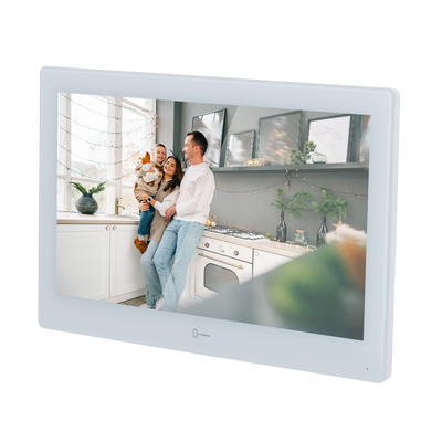 Video doorphone monitor - 10.1" IPS display - Installation of 2 Android APK apps - Two-way audio - TCP/IP, WiFi, SIP - Surface mount
