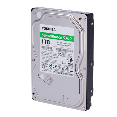 Pack di dischi duri - 10 unità - Toshiba -  HDWV110UZSVA - 1 TB di immagazzinamento - Speciale per TVCC - Innowatt