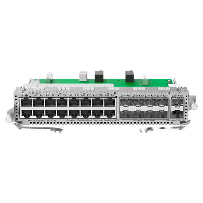 Reyee E-Lighten Line Card - Scheda di interfaccia per Switch modulare - Compatibile con RG-NBF6002M - 16 Porte RJ45 Gigabit - 8 porte SFP Gigabit + 2 porte SFP+ 10 Gbps - Dimensione 1 Slot
