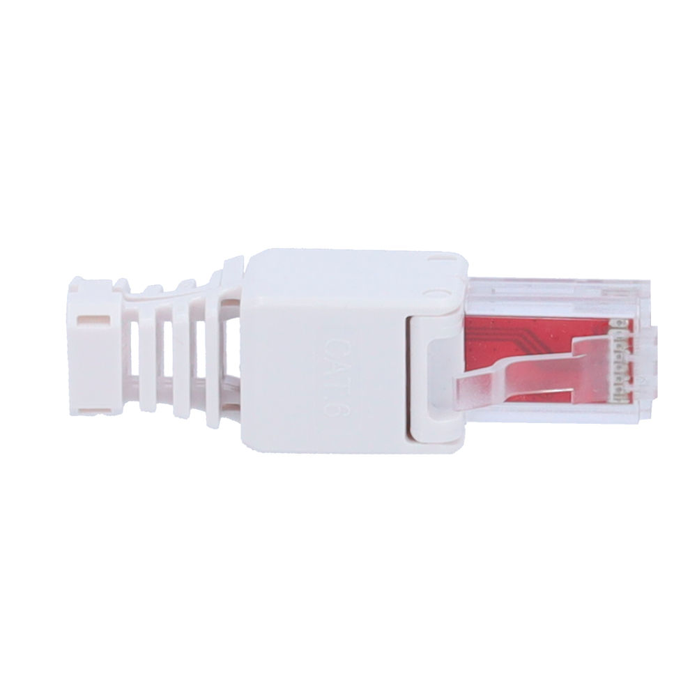 Connettore per cavi UTP - Connettore uscita RJ45 - Compatibile UTP categoria 6 - Facile installazione senza necessità di strumenti