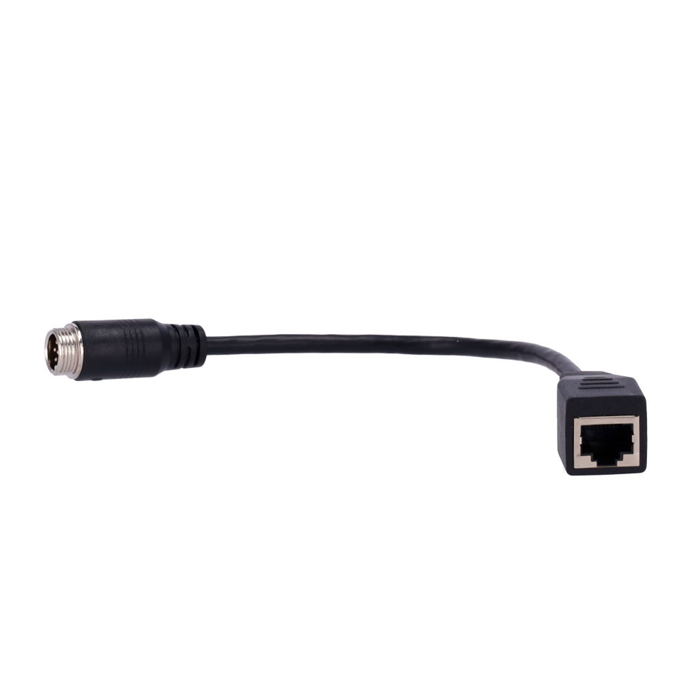 Streamax - Conversor 6PIN male to RJ45 hembra - Longitud 15cm