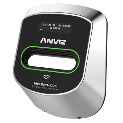 Lector biométrico autónomo ANVIZ - Tarjeta Iris y EM RFID - 1000 grabaciones / 100000 registros - TCP/IP, RS485, Wiegand 26 - Controlador SC011 incluido - ANVIZ UltraMatch incluido gratis