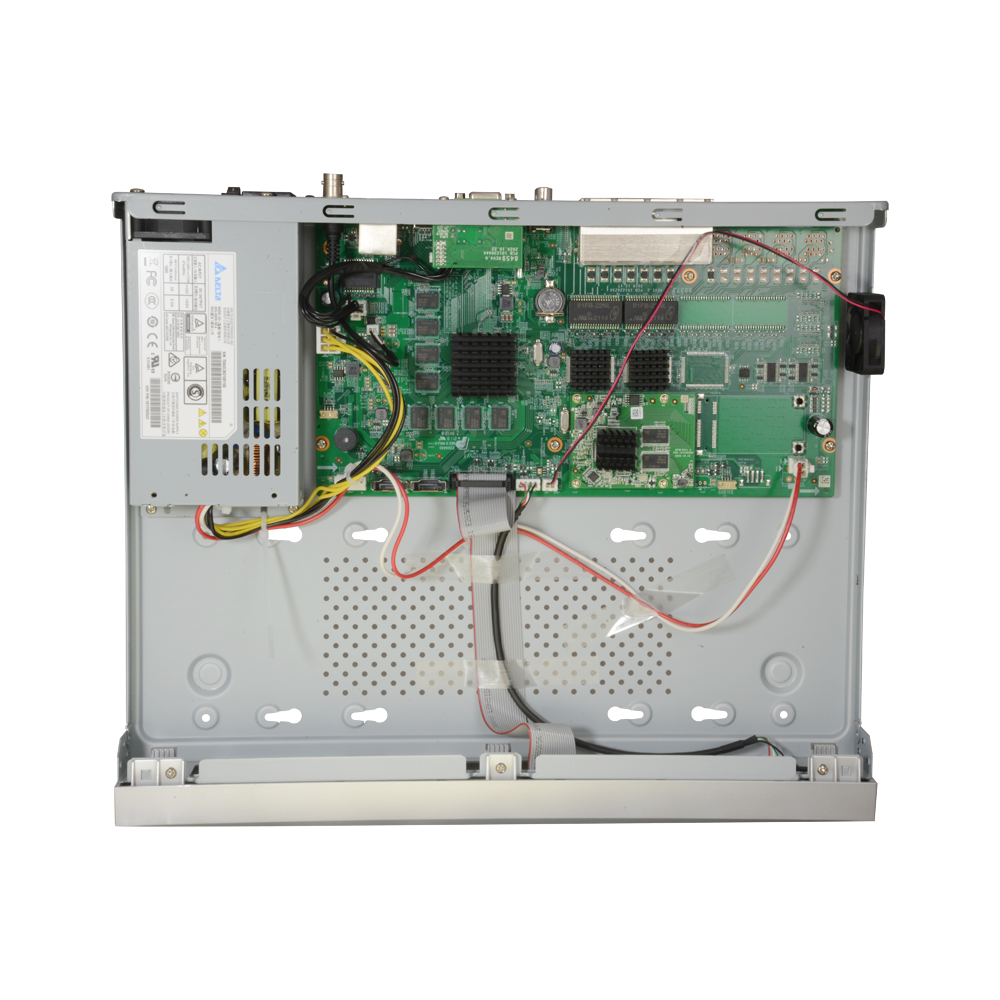 NVR for IP cameras - 8 CH video / H.265+ compression - 8 PoE channels - Maximum resolution 8Mpx - Bandwidth 80 Mbps - HDMI 4K and VGA output - Admits 1 hard disk