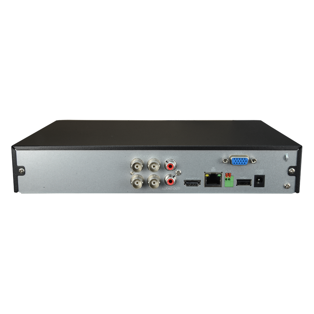 5n1 X-Security video recorder - 4 CH HDTVI / HDCVI / AHD / CVBS / 4+1 IP - 1080N/720P (25FPS) | H.265 - Alarms and Audio All-over-Coax - HDMI Full HD and VGA output - Allows 1 hard disk