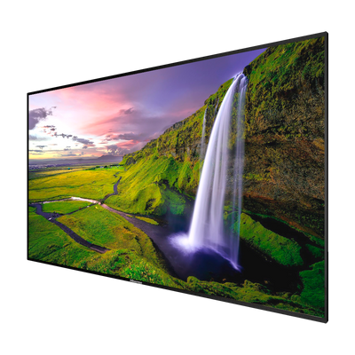 Monitor HISENSE DLED 4K 55" | Serie E - Válido para soluciones de Digital Signage - Resolución 3840x2160 - 2 entradas HDMI 2.0 - Ángulo de visión 178° - Audio | Altavoces integrados