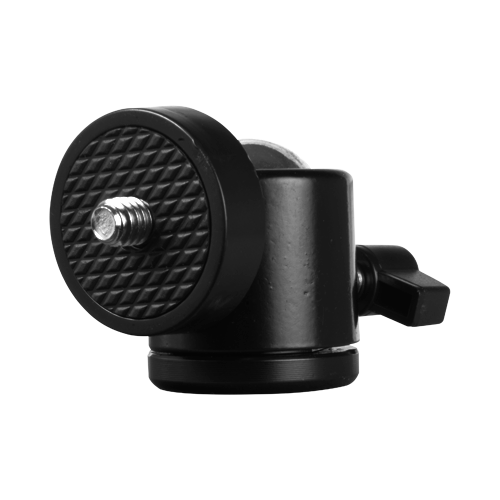 Tripod ball head - Fits cameras with standard 1/4" screw - 360º swivel joint - Supports heavy loads