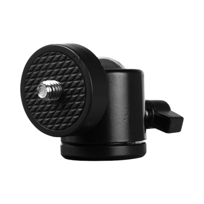 Tripod ball head - Fits cameras with standard 1/4" screw - 360º swivel joint - Supports heavy loads