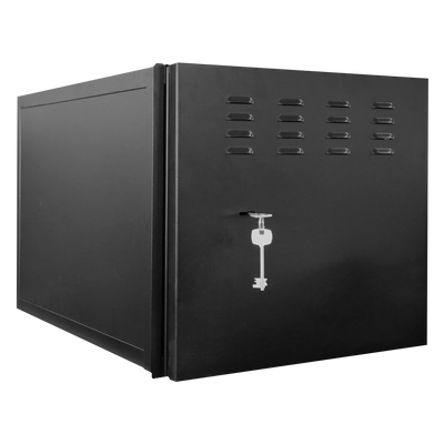 Closed metal case for DVR - Specific for CCTV - For recorders up to 6U rack - Lever lock - Compatible with the 19" RACK standard - Quality and resistance