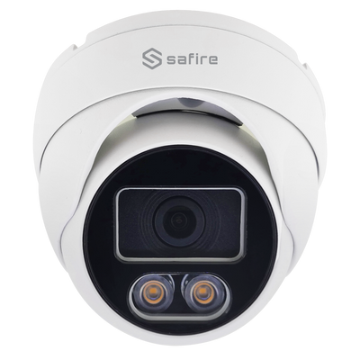 Telecamere Dome Safire Gamma PRO - 5 Mpx high performance CMOS Night Color - Uscita 4 in 1 - Lente 3.6 - White Light, Portata 50 m - Impermeabile IP66
