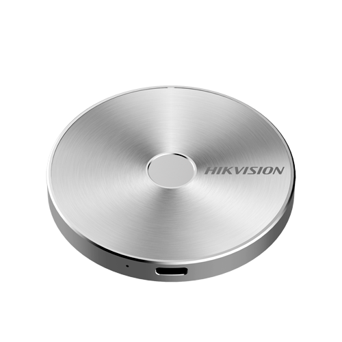 Disco duro portátil Hikvision SSD" - 512GB de capacidad - Interfaz USB 3.2 Gen2 Tipo C - Velocidad de lectura y escritura de hasta 510 MB/s - Máxima seguridad con cifrado de huellas dactilares - Caja de aluminio