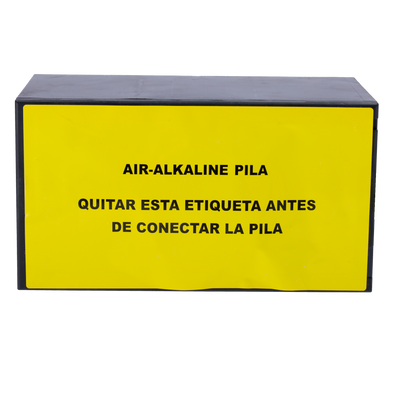Batería zinc-aire - Voltage 7.5 V - Capacidad 3000 Wh - Connector MOLEX - 120 x 125 x 221.6 mm / 5650 g - Back pad or direct use