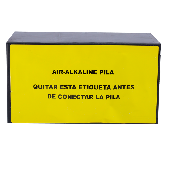 Batería zinc-aire - Voltage 7.5 V - Capacidad 3000 Wh - Connector MOLEX - 120 x 125 x 221.6 mm / 5650 g - Back pad or direct use
