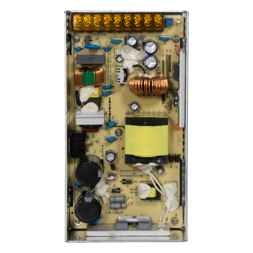 Switched power source - Input AC 100V~240V - Output DC 12V / 20A (240W) - Resettable protection fuse - Power source DC 12V / 15A - Metal body