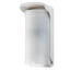 Rilevatore da esterno cablato Duevi - Doppio PIR su ciascun lato e doppio PIR frontale - Copertura totale 180º / Antimasking - Alimentazione 9.6 ~ 14.5 VDC - Compatibile con i sistemi di allarme cablati - Uso esterno IP54 / Antivandalo IK10